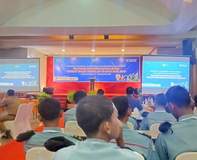 SMK N 1 Gunung Sahilan Ikuti Pelatihan Konversi Motor Listrik di Kota Duri, Riau